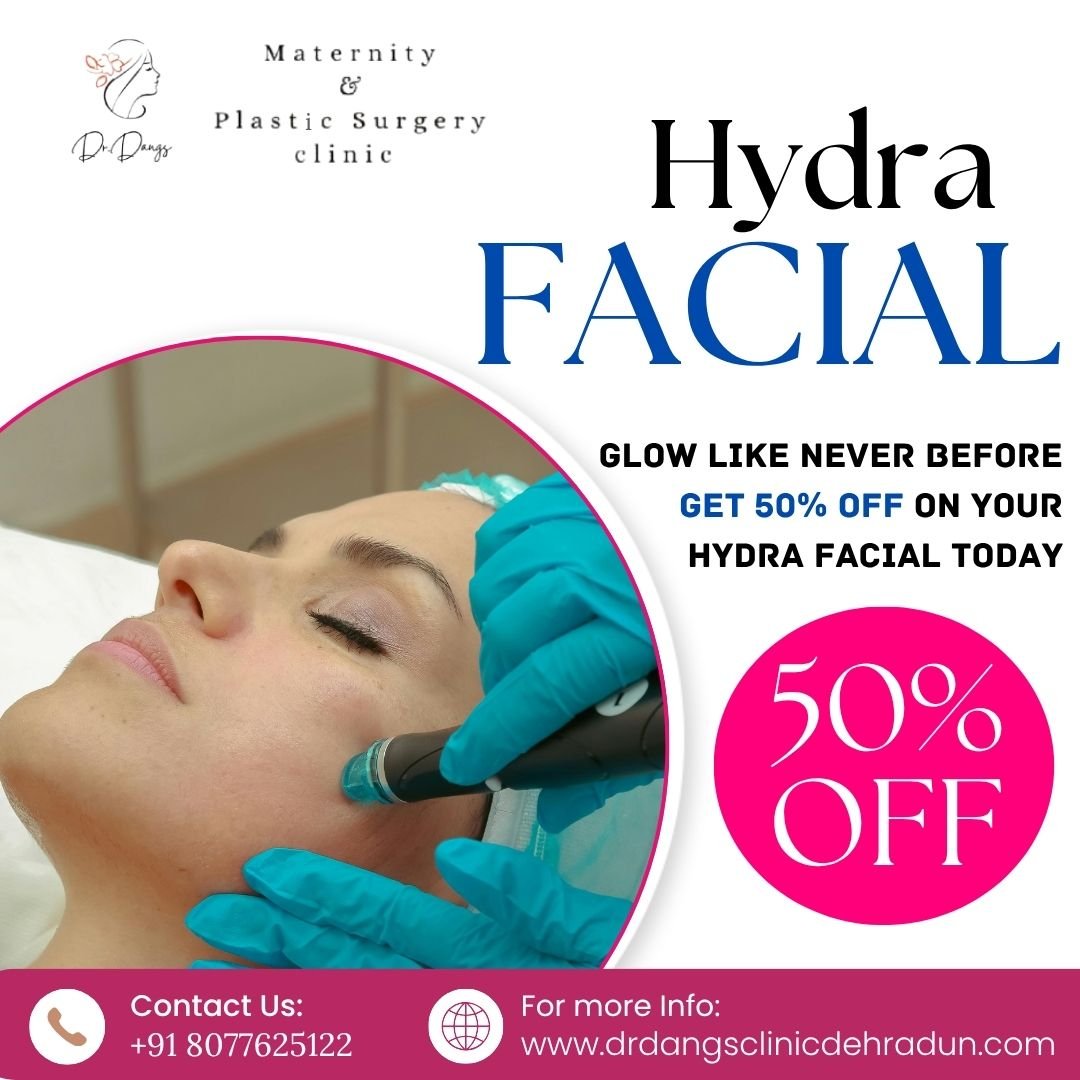Get 50% off on Hydra Facial 
